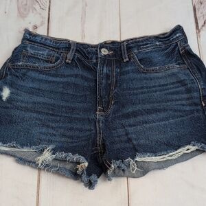 American Eagle Outfitters AE Tomgirl Raw Hem Distressed Frayed Shorts size 4